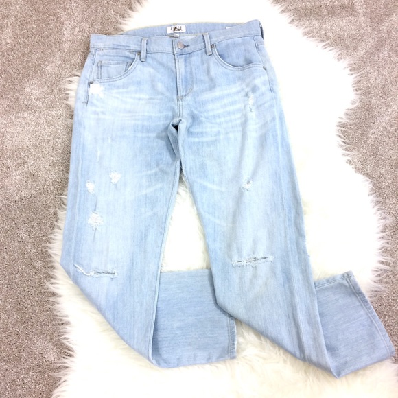 Agolde Isabel Slim Boyfriend Cropped 